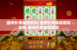 德州扑克梭哈规则-德州扑克梭哈规则详解-德州扑克梭哈规则