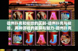 德州扑克和梭哈的区别-德州扑克与梭哈，两种游戏的差异与魅力-德州扑克和梭哈的区别